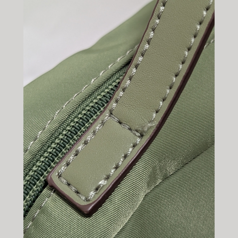 Bella Russo Olive Quilted Crossbody Bag with Gold Accents - Picture 12 of 15